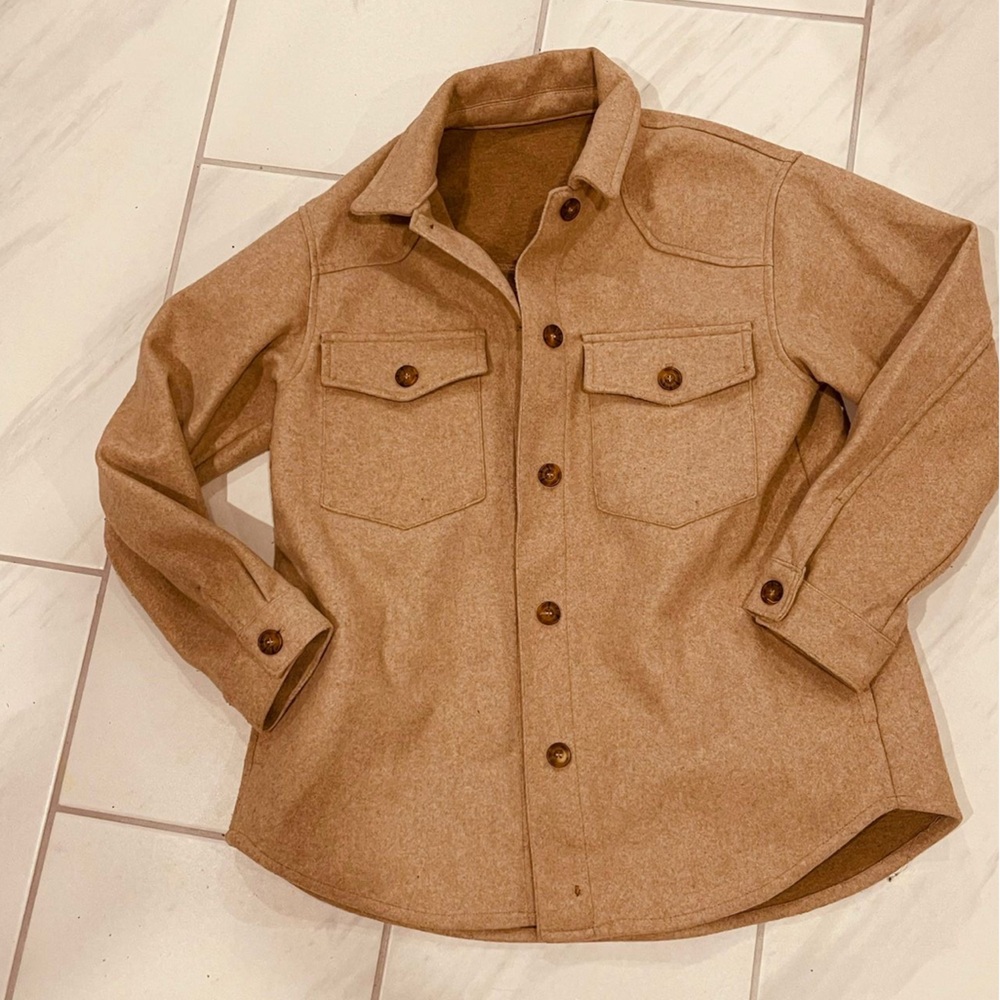 Brown cream oversized blazer bought in Macy’s